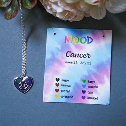 Obrazek z Naszyjnik z emocjami znaków zodiaku - rak