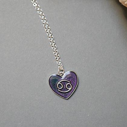 Obrazek z Naszyjnik z emocjami znaków zodiaku - rak