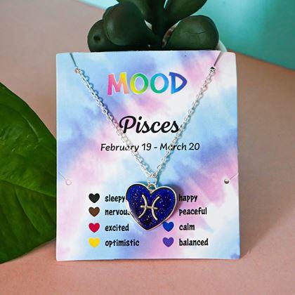 Obrazek z Naszyjnik z emocjami znaków zodiaku - ryby