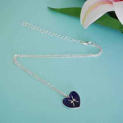 Obrazek z Naszyjnik z emocjami znaków zodiaku - ryby