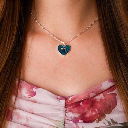 Obrazek z Naszyjnik z emocjami znaków zodiaku - skorpion