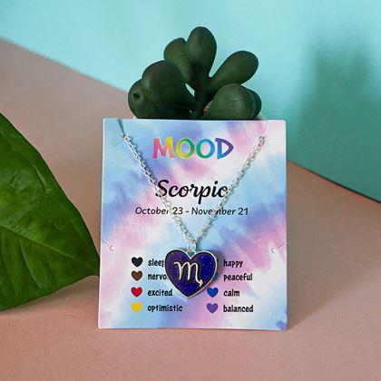 Obrazek z Naszyjnik z emocjami znaków zodiaku - skorpion