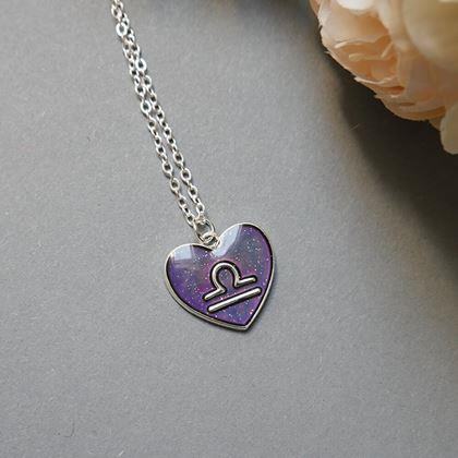 Obrazek z Naszyjnik z emocjami znaków zodiaku - wagi