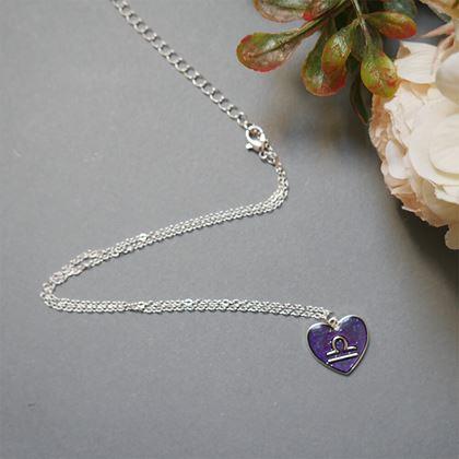 Obrazek z Naszyjnik z emocjami znaków zodiaku - wagi