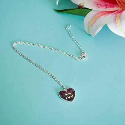 Obrazek z Naszyjnik z emocjami znaków zodiaku - wodnik