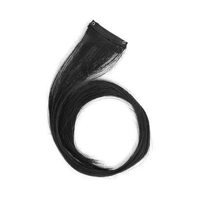 Obrazek z Dopinka na włosy z klipsem pasemka - czarny