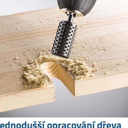 Obraz Pilniki obrotowe do szlifowania drewna