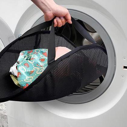 Obrazek z Składany kosz na wyjmowanie prania