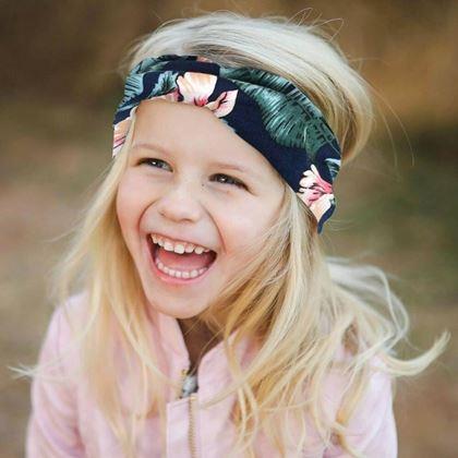 Obrazek z Opaska/szalik do włosów -  kwiaty