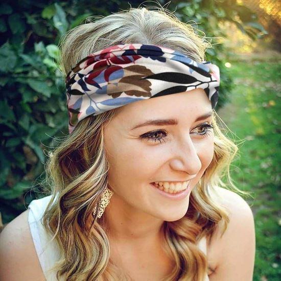 Obrazek z Opaska/szalik do włosów -  liście