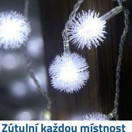 Obrazek z Świąteczny łańcuch świetlny  - zimne światło