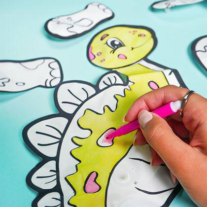 Obrazek z Nadmuchiwana malowanka - Stegozaur