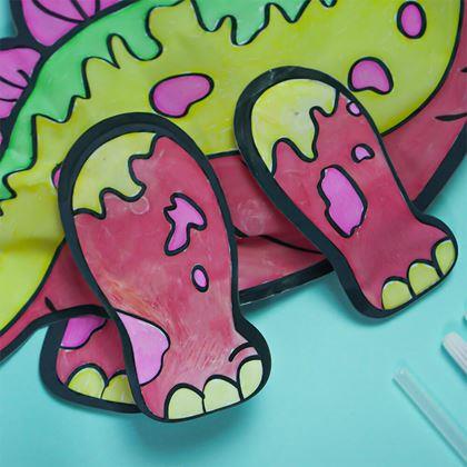 Obrazek z Nadmuchiwana malowanka - Stegozaur