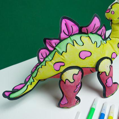 Obrazek z Nadmuchiwana malowanka - Stegozaur