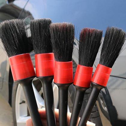 Obrazek z Zestaw 5 szt. pędzli do czyszczenia wnętrza samochodu