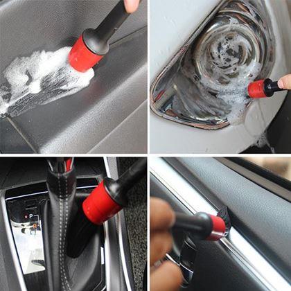 Obrazek z Zestaw 5 szt. pędzli do czyszczenia wnętrza samochodu