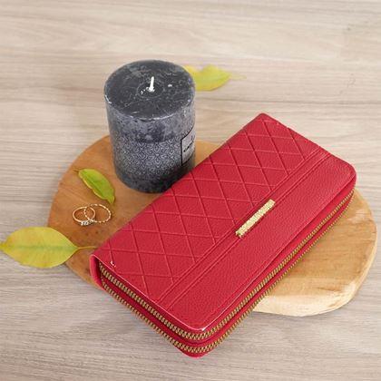 Obrazek z Damska portmonetka  -  czerwona