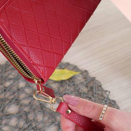 Obrazek z Damska portmonetka  -  czerwona