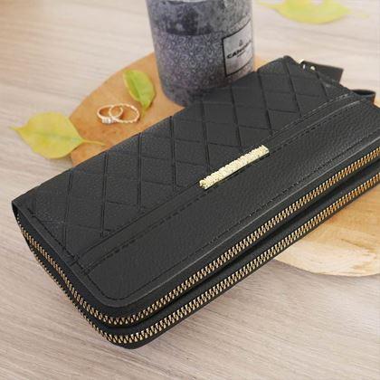 Obrazek z Damska portmonetka  -  czarna