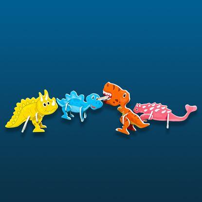 Obraz 3D puzzle dinozaury