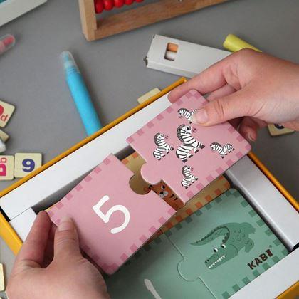 Obrazek z Edukacyjne puzzle – liczenie, 20 elementów