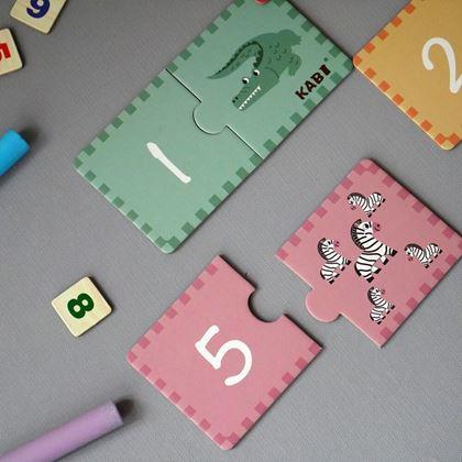 Obrazek z Edukacyjne puzzle – liczenie, 20 elementów