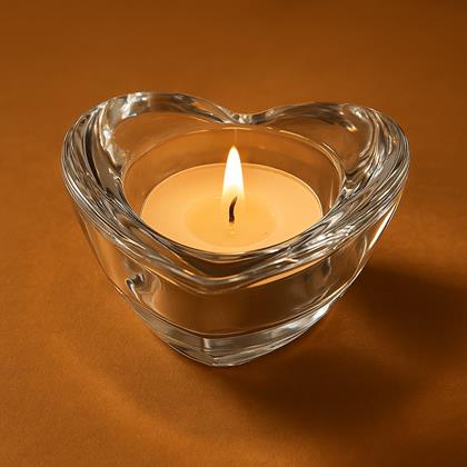 Obrazek z Szklany świecznik na tealight