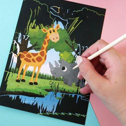 Obraz Obrazki do zdrapywania dla dzieci 9 szt. 