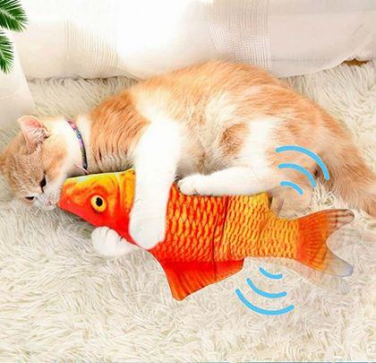 Obrazek z Interaktywna zabawka dla kotów – ryba