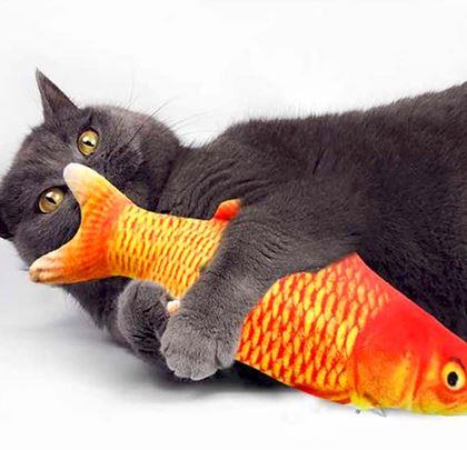 Obrazek z Interaktywna zabawka dla kotów – ryba