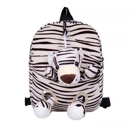 Obrazek z Dziecięcy plecaczek z wyjmowaną maskotką - tygrys