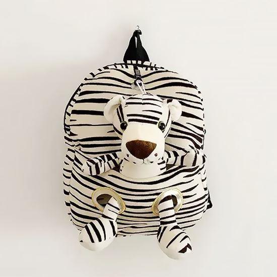 Obrazek z Dziecięcy plecaczek z wyjmowaną maskotką - tygrys