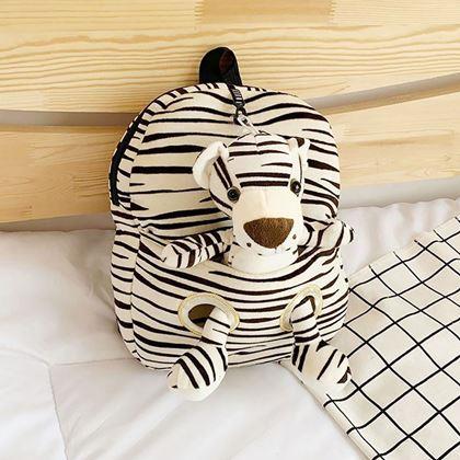 Obrazek z Dziecięcy plecaczek z wyjmowaną maskotką - tygrys