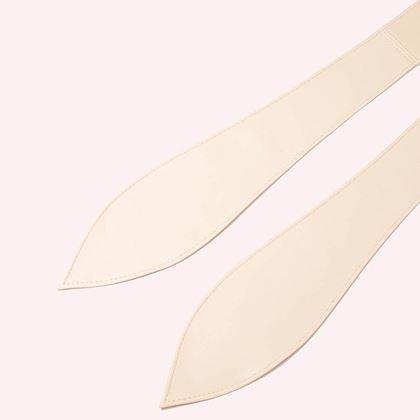 Obrazek z Damski pasek ozdobny  -  kremowy