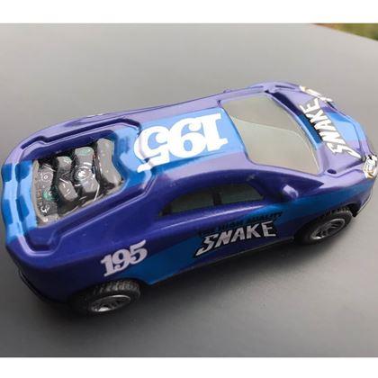 Obrazek z Kaskaderski skaczący samochodzik  -  niebieski