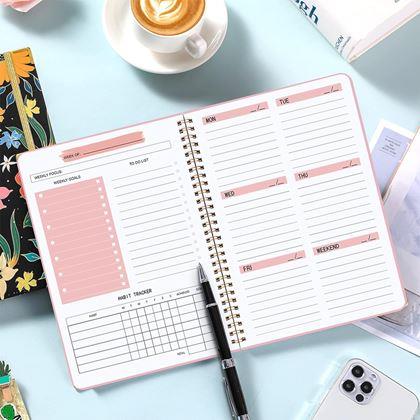 Obrazek z Niedatowany kalendarz motywacyjny  -  różowy