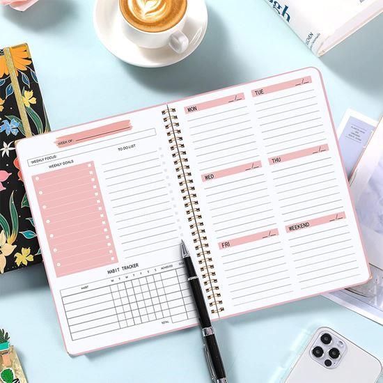 Obrazek z Niedatowany kalendarz motywacyjny  -  różowy