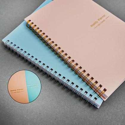 Obrazek z Niedatowany kalendarz motywacyjny  -  niebieski,