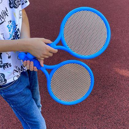 Obrazek z Zestaw do badmintona dla dzieci – rakietki, piłeczka, lotka