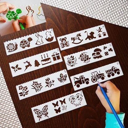 Obraz Zestaw szablonów do malowania 27 obrazków