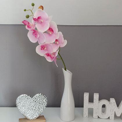 Obrazek z Sztuczne kwiaty orchidea -  jasnoróżowa