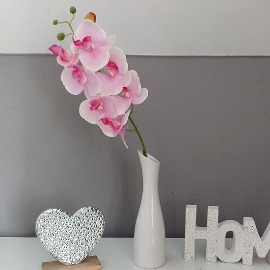 Obrazek z Sztuczne kwiaty orchidea -  jasnoróżowa