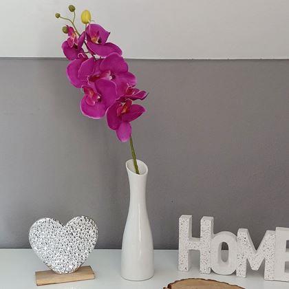 Obrazek z Sztuczne kwiaty orchidea - ciemnoróżowy