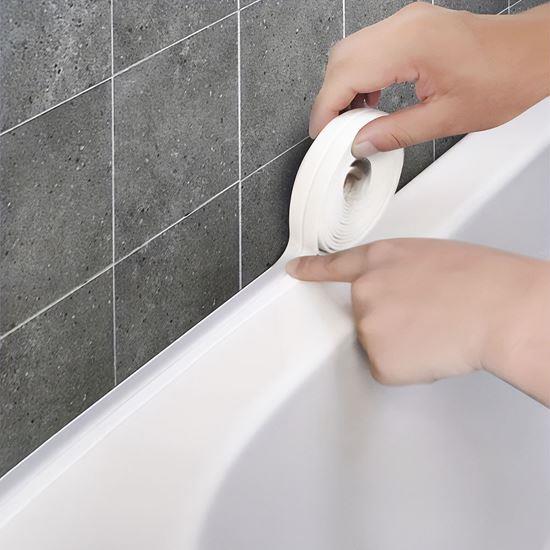 Obrazek z Wodoodporna samoprzylepna taśma uszczelniająca, biała 3 m