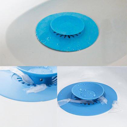 Obrazek z Silikonowe sitko i zatyczka do zlewu