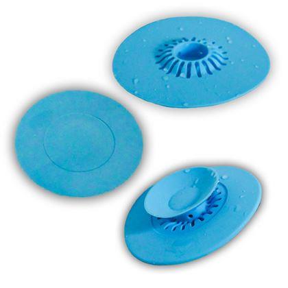 Obrazek z Silikonowe sitko i zatyczka do zlewu