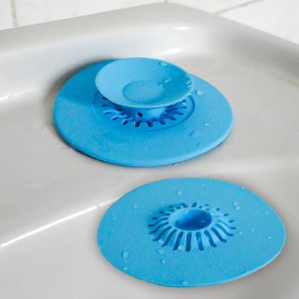 Obrazek z Silikonowe sitko i zatyczka do zlewu