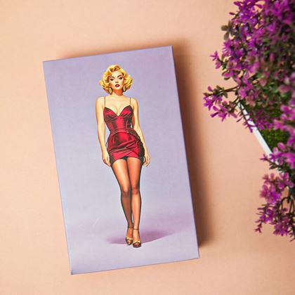 Obrazek z Chusteczki papierowe w pudełku - dama w sukni