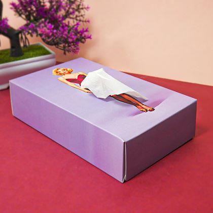 Obrazek z Chusteczki papierowe w pudełku - dama w sukni