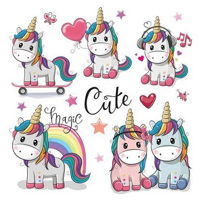 Obrazek z Naprasowanki na ubrania  -  jednorożce